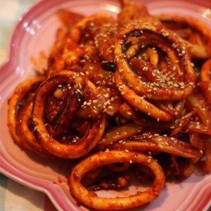 태성식품 국산 참기름으로 오징어 볶음 맛있게 만들기~